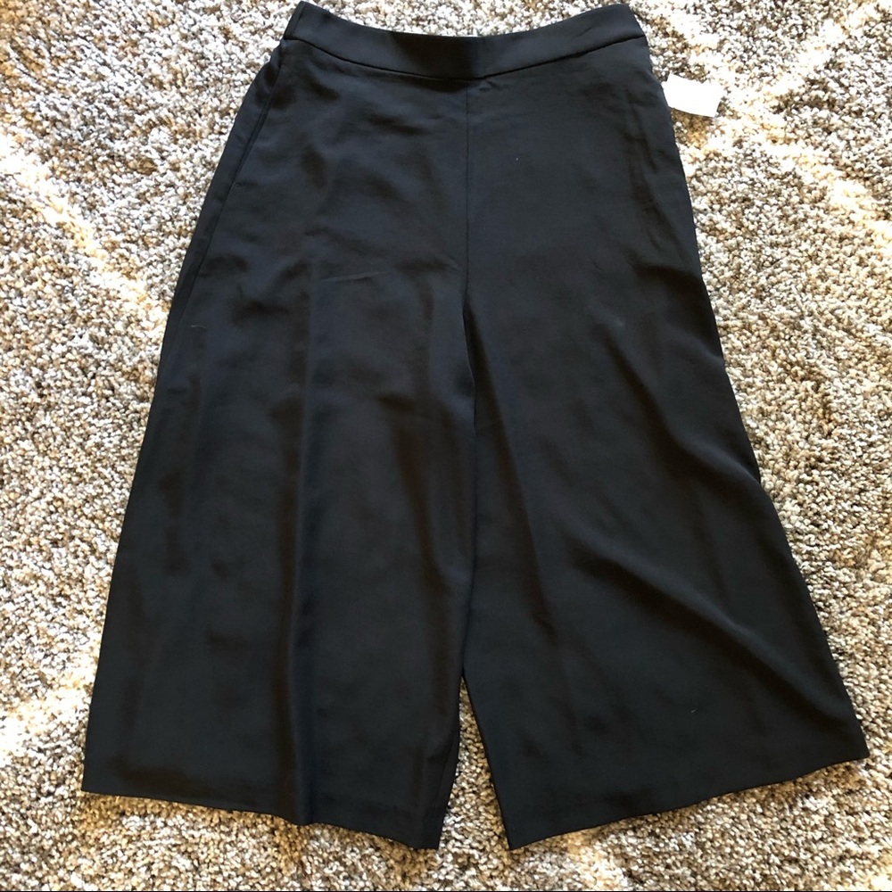 Nwt drape wide cropped pants